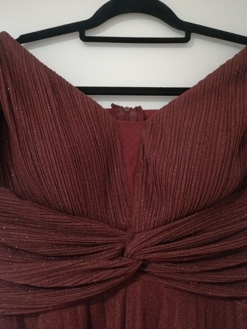 Vestiti: Elegantes dunkelrotes Abendkleid – Usato da Zürich venduto da nev_5jh7 3