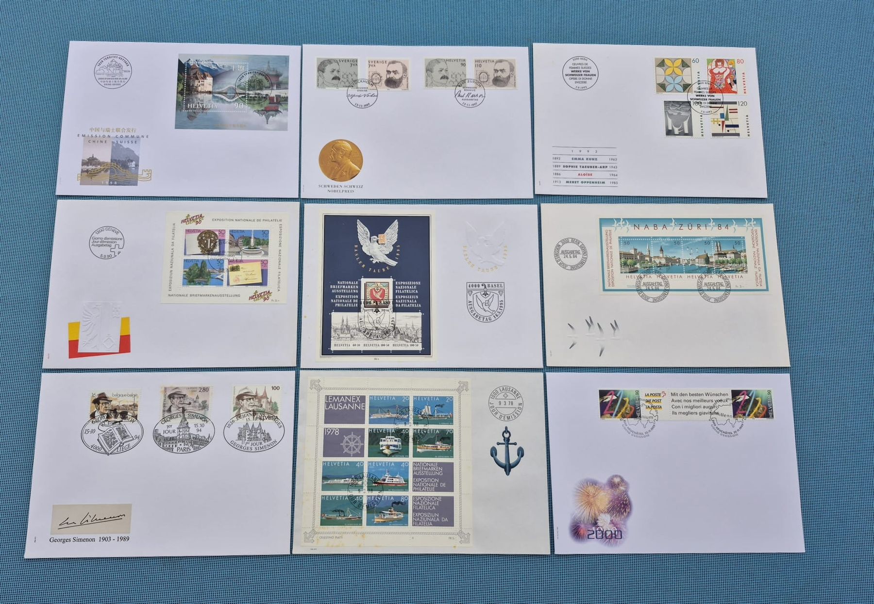 Tous les timbres: Briefmarken Ersttagsbriefe Sammlung – D'occasion à Hünibach par rut_l6ht
