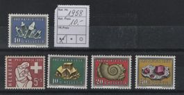 Serie Pro Patria 1958 / 100% Postfrisch