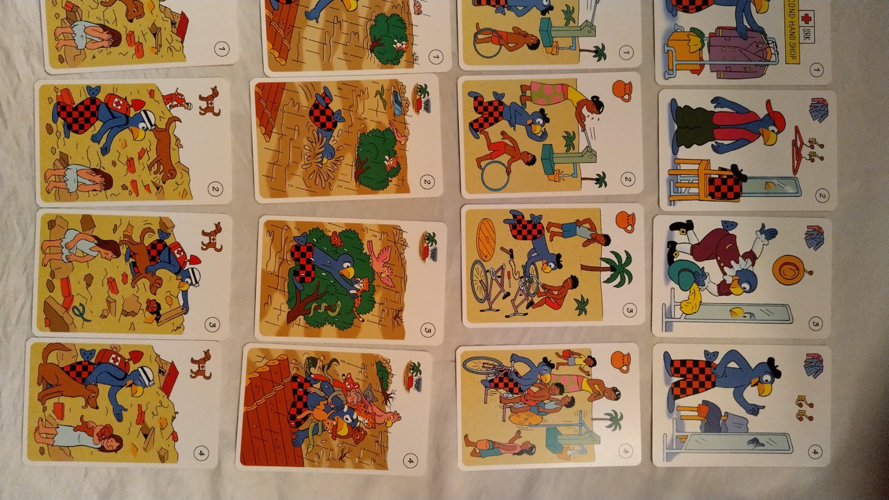 Giochi: Globi beim roten Kreuz - Quartett - schwarzer Peter - Memory – Usato da Bellach venduto da JingleJerry 5