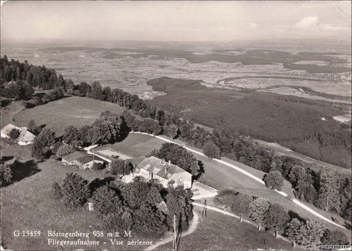 Cartoline postali: Bözingenberg BE // Kurhaus 1955 – Usato da Basel venduto da intermezzo12