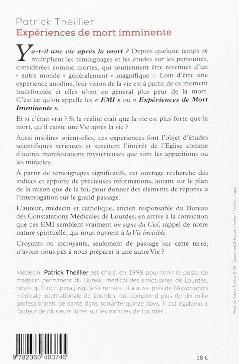 Libri: Expériences de mort imminente – Nuovo (secondo la descrizione) da La Tour-de-Peilz venduto da danielle321 1