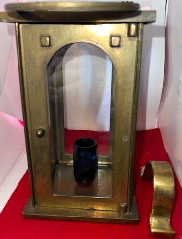 Lanterne: Laterne Jesch Messing mit Elektrisch – Usato da Lutzenberg venduto da Truhe 4