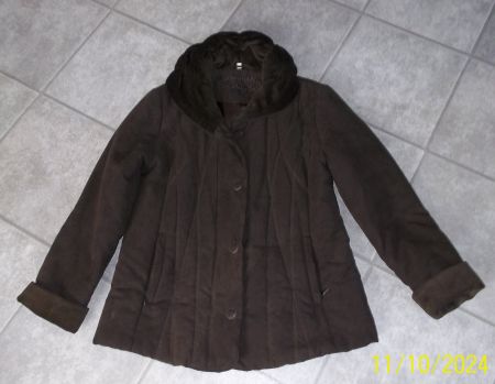 braune Damen Winter Jacke Grösse 40