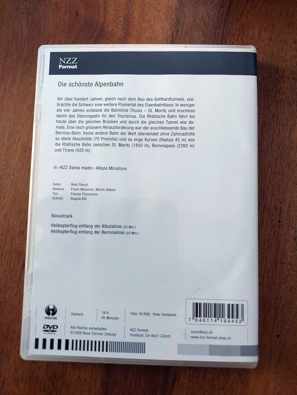 Tutti i DVDs: NZZ Format - Die schönste Alpenbahn - DVD – Usato da Schönenwerd venduto da Steidi 2