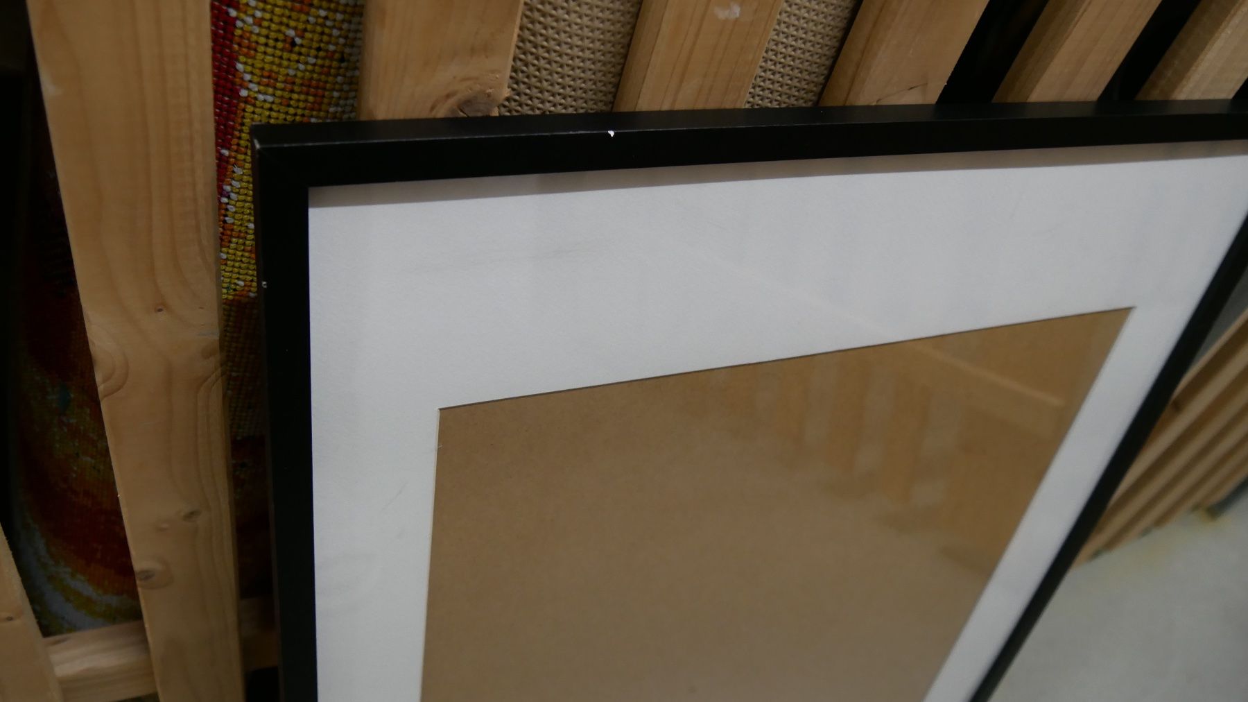 Bilderrahmen: Bilderrahmen Passepartout Holz schwarz weiss – Gebraucht aus Zürich von julia_vina 2