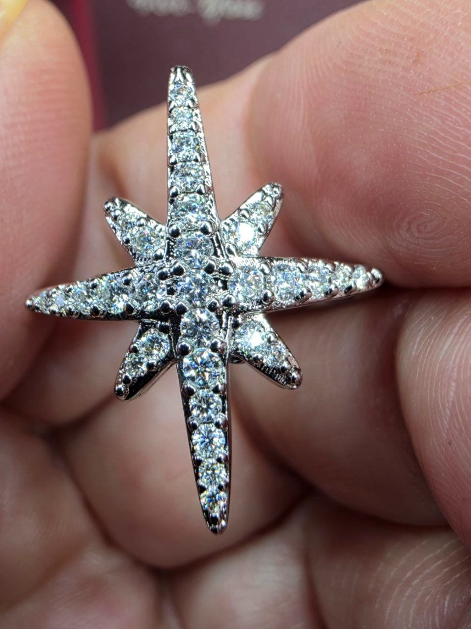 Anelli: Bague argent avec diamants de moissanite GRA – Nuovo e nell'imballaggio originale da Reconvilier venduto da Tsma67 9