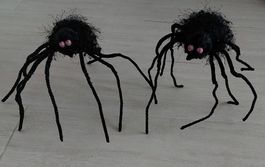 Accessoires Halloween: lot d'araignées