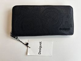 Portemonnaie Desigual Schwarz mit Muster neu