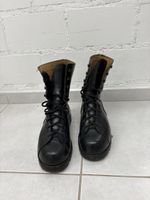Stiefel Leder schwarz Schnürstiefel Herren Grösse 42