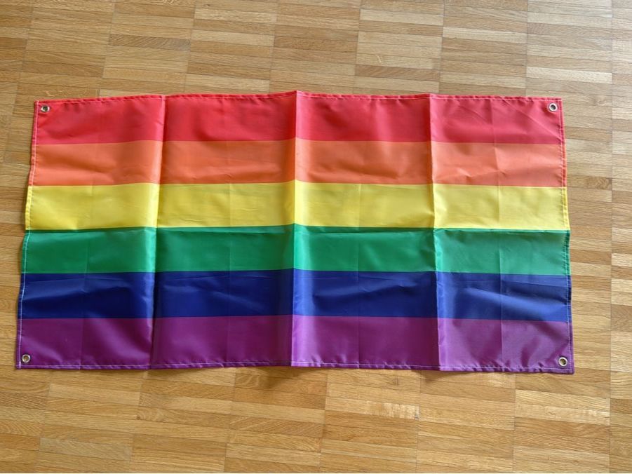 Bandiere: Neue Regenbogenfahne – Nuovo (secondo la descrizione) da Zürich venduto da Hugsy30