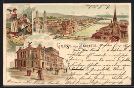 Litho Zürich, Totalansicht, Theater