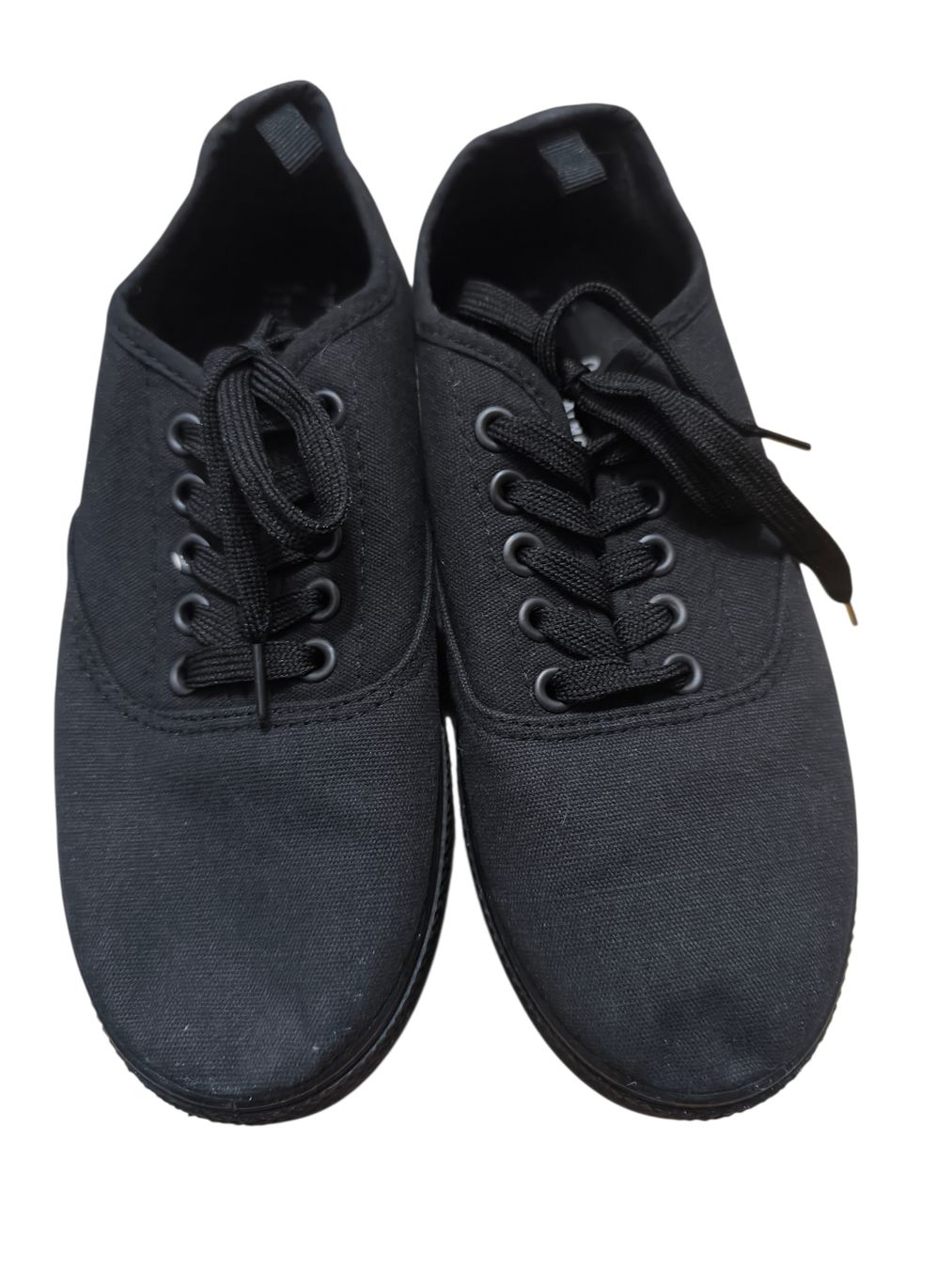 Scarpe da donna: Schwarze Stoffschuhe mit Plateau, Grösse 38 - Emo, Gothic – Nuovo (secondo la descrizione) da Gettnau venduto da Immortal_ 4