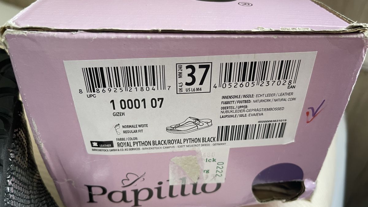 Chaussures femmes: Papillio Sandalen Gizeh Python Black Grösse 37 neu – Neuf avec emballage d'origine à Riehen par markstre11 3