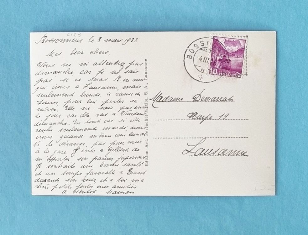 Bossonens - Chemin de Fer - 1935 (Gebraucht) in Rothrist für CHF 22 ...