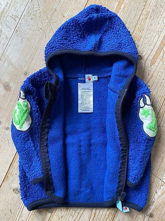 Jacken & Mäntel: Molo Teddy-Jacke in blau Gr. 74 – Gebraucht aus Solothurn von f.e. 1