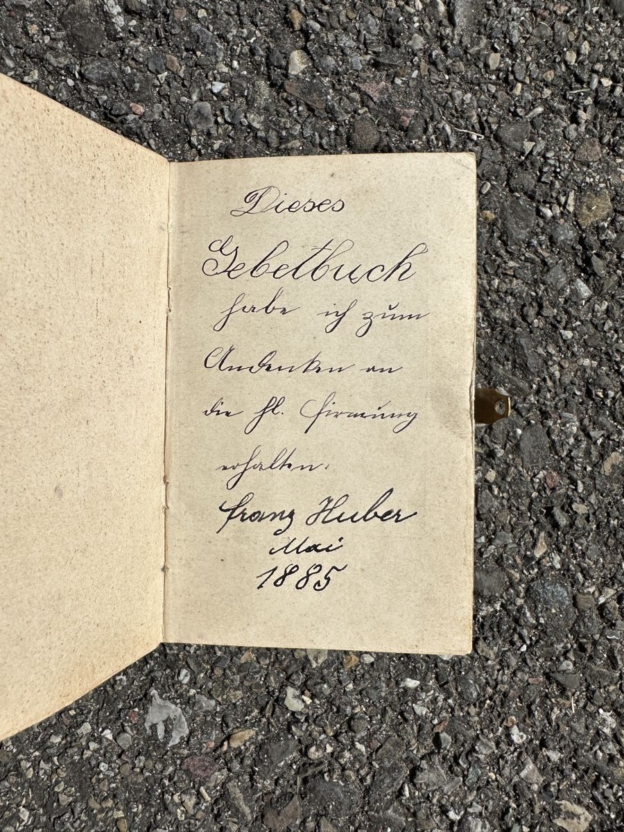 Libri: kleines Gebetsbuch mit Widmung von 1885 – Usato da Zürich venduto da frauflufelberg 5
