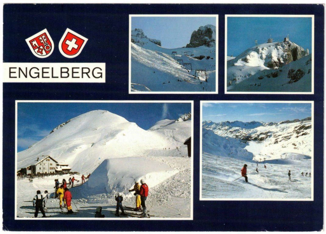 Ansichtskarten: Engelberg - 4 Bild AK – Gebraucht aus Binningen von Mountainrider