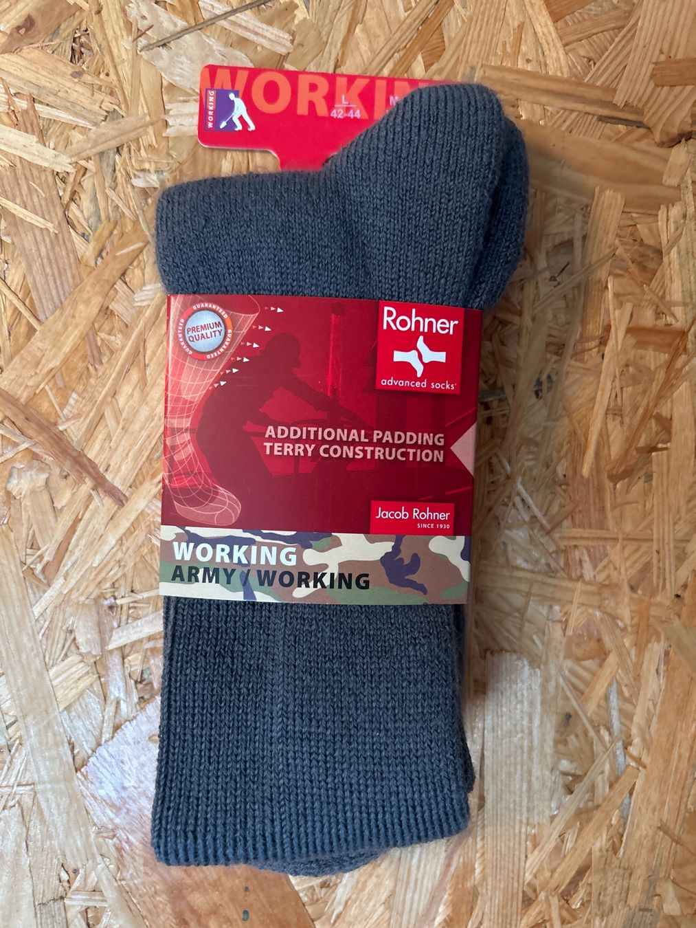 Rohner Calze: Rohner Arbeits-/Wandersocken Grösse 42-44 – Nuovo e nell'imballaggio originale da Koppigen venduto da Bracher_Mail-House