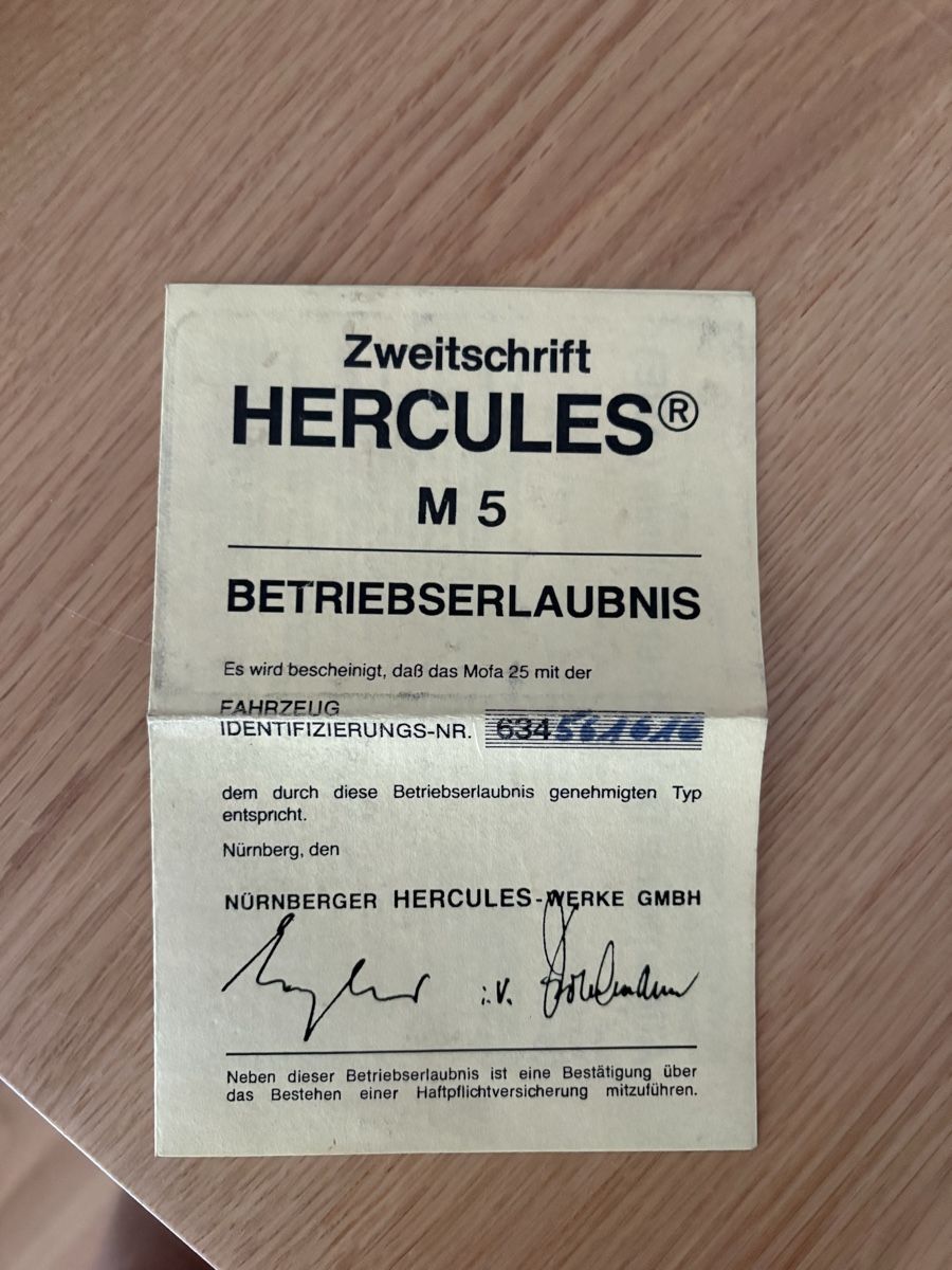 Sachs Mofas: Herkules Sachs Prima 5 in einzelteilen – Gebraucht aus Oberkulm von max_l6jr 2