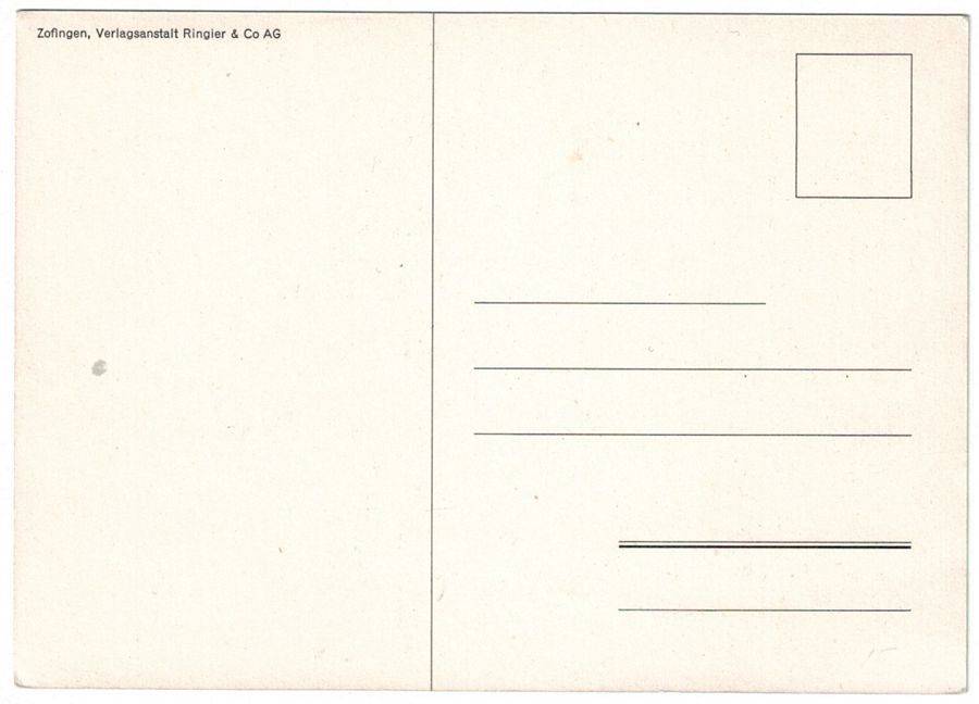 Cartoline postali: Zofingen, Verlagsanstalt Ringier, um 1955 – Usato da Frauenfeld venduto da POML 1