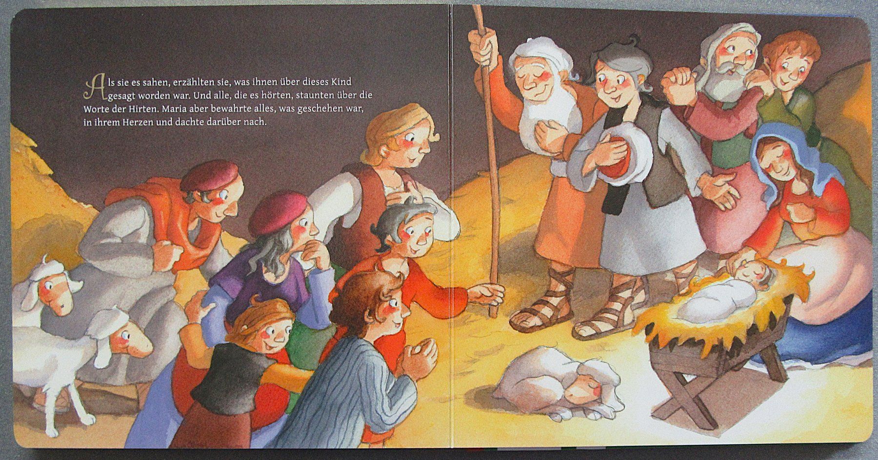 Bücher: Die Weihnachtsgeschichte - kartoniertes Bilderbuch – Gebraucht aus Auenstein von Padabimbim 6