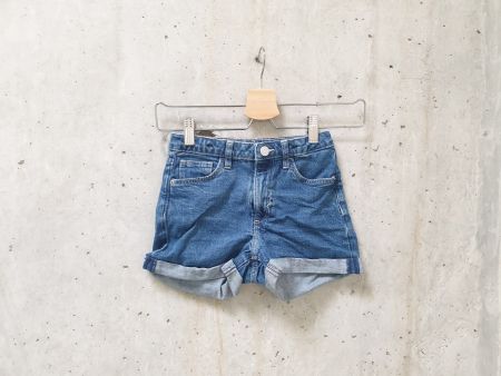 Short en jeans H&M, bleu denim, fille, taille 122