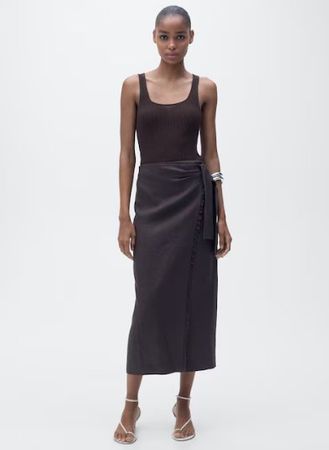 🤩MANGO NEUE KOLLEKTION STRICK-TOP BRAUN NEU 25.- STATT 36.-
