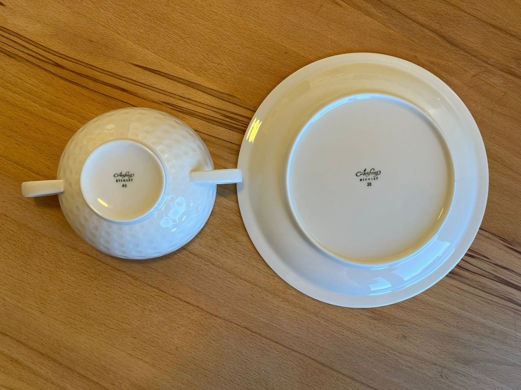Set di piatti: Geschirr mit Goldrand – Usato da Wädenswil venduto da miregli 3