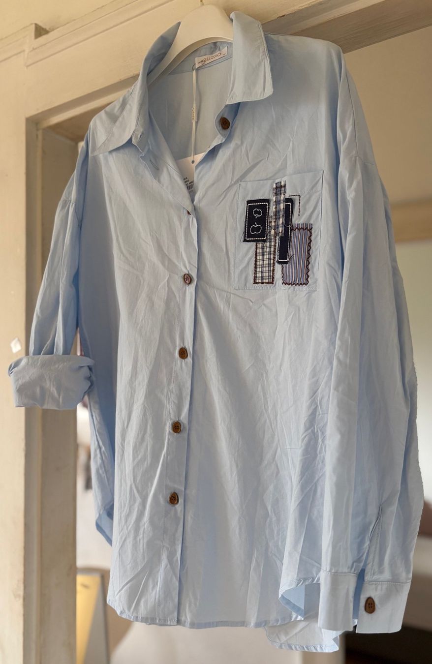 Blusen: CHEMISE EN COTON! M – Neu und originalverpackt aus Locarno von NicoNion 1