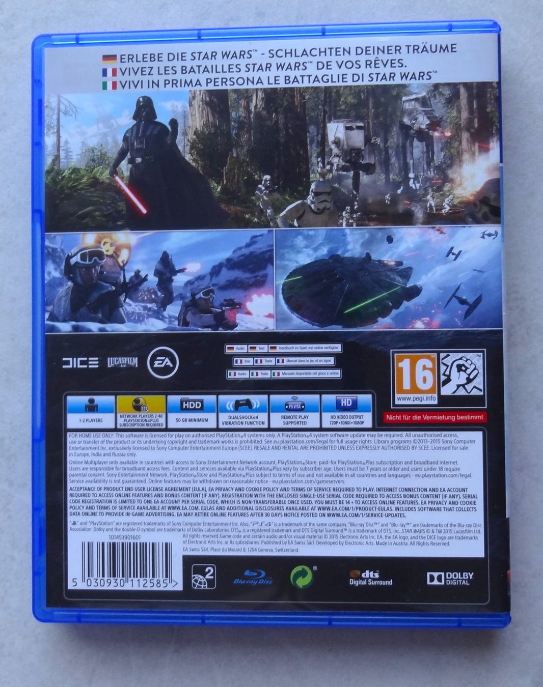 Spiele: PS4 Star Wars Battlefront – Gebraucht aus Fahrwangen von floret2 1