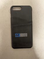 iPhone 7/8 Plus Lederhülle Schutzhülle Case schwarz, NEU!