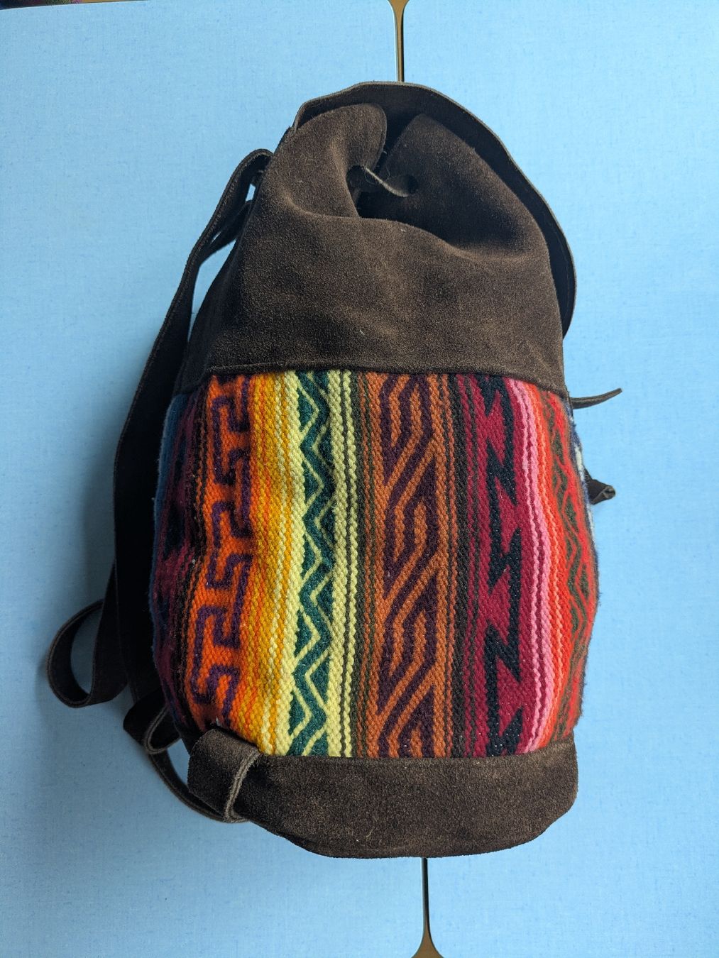 Zaini: Rucksack Wildleder Ethno Muster aus Baumwolle – Usato da Zürich venduto da gab_57qm 5