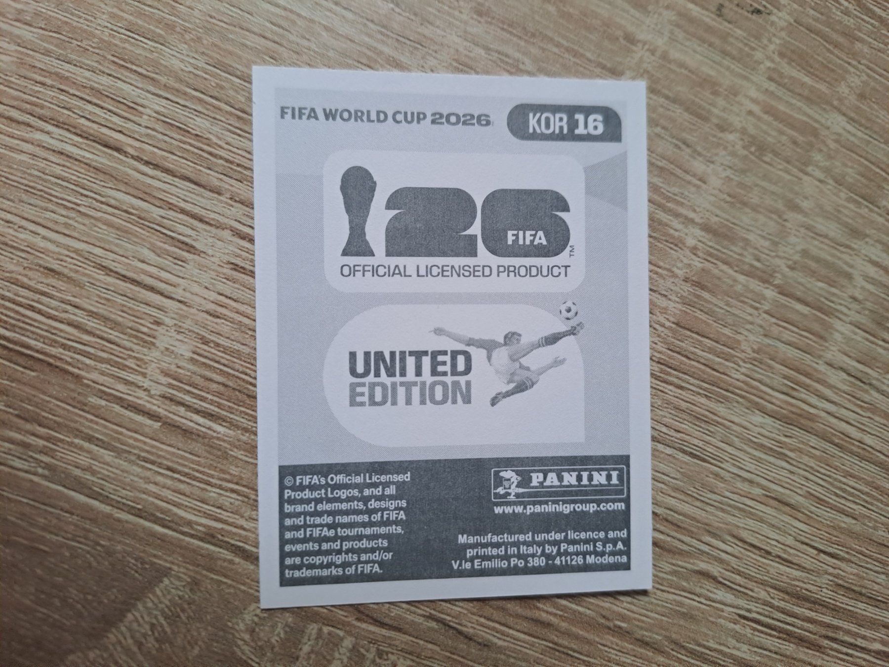 Fifa Sammelbilder & Trading cards: KOR 16 – Neu (gemäss Beschreibung) aus Pratteln von olliw 1