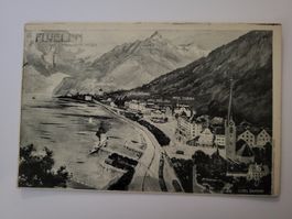Alte Ansichtskarte von Flüelen, datiert 29.VIII.1908! R4
