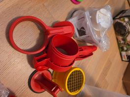Tupperware Pommes-Frites Schneider rot gelb gebraucht