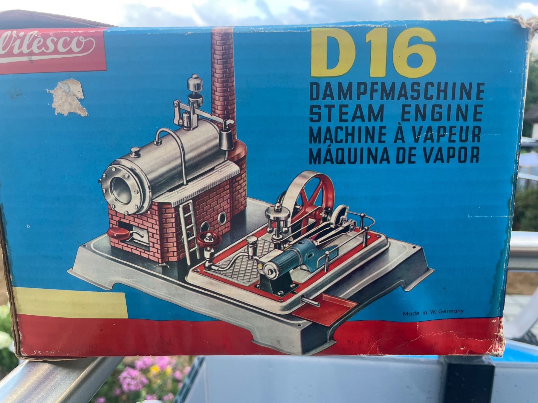 Jouets: Wilesco Dampfmaschine D16 mit Originalverpackung – D'occasion à Oftringen par Mai43