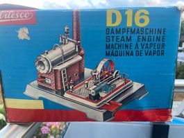 Wilesco Dampfmaschine D16 mit Originalverpackung