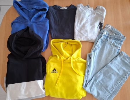 Lot vêtements 6 pièces pour garçon t.170