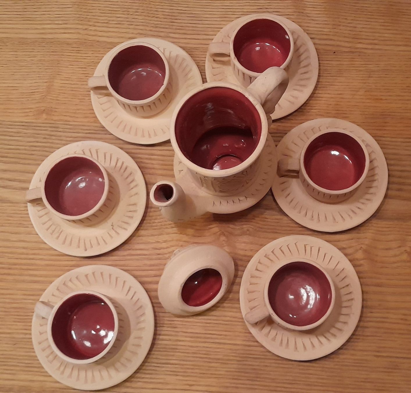 Set di piatti: Mokka-Set Ton – Usato da Adlikon b. Andelfingen venduto da Kraemse 3