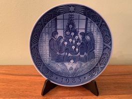 1983: Weihnachtsteller Royal Copenhagen, Dänemärk, original