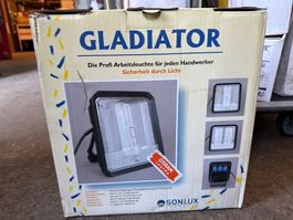 neue Profi Arbeitsleuchte von Gladiator