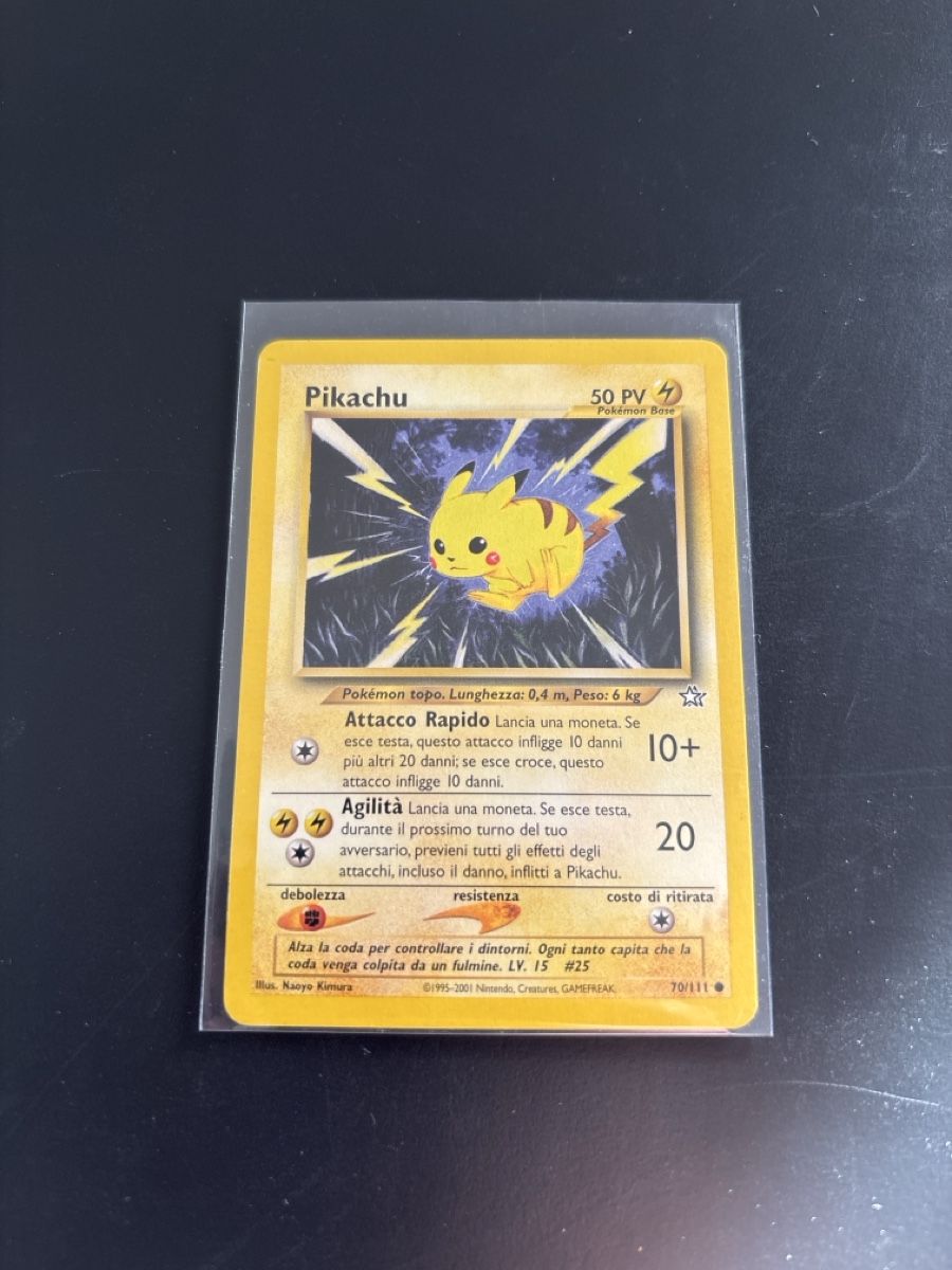 Pokémon Carte collezionabili: Pokémon Pikachu 70/111 Neo Genesis – Usato da Caslano venduto da Luke_