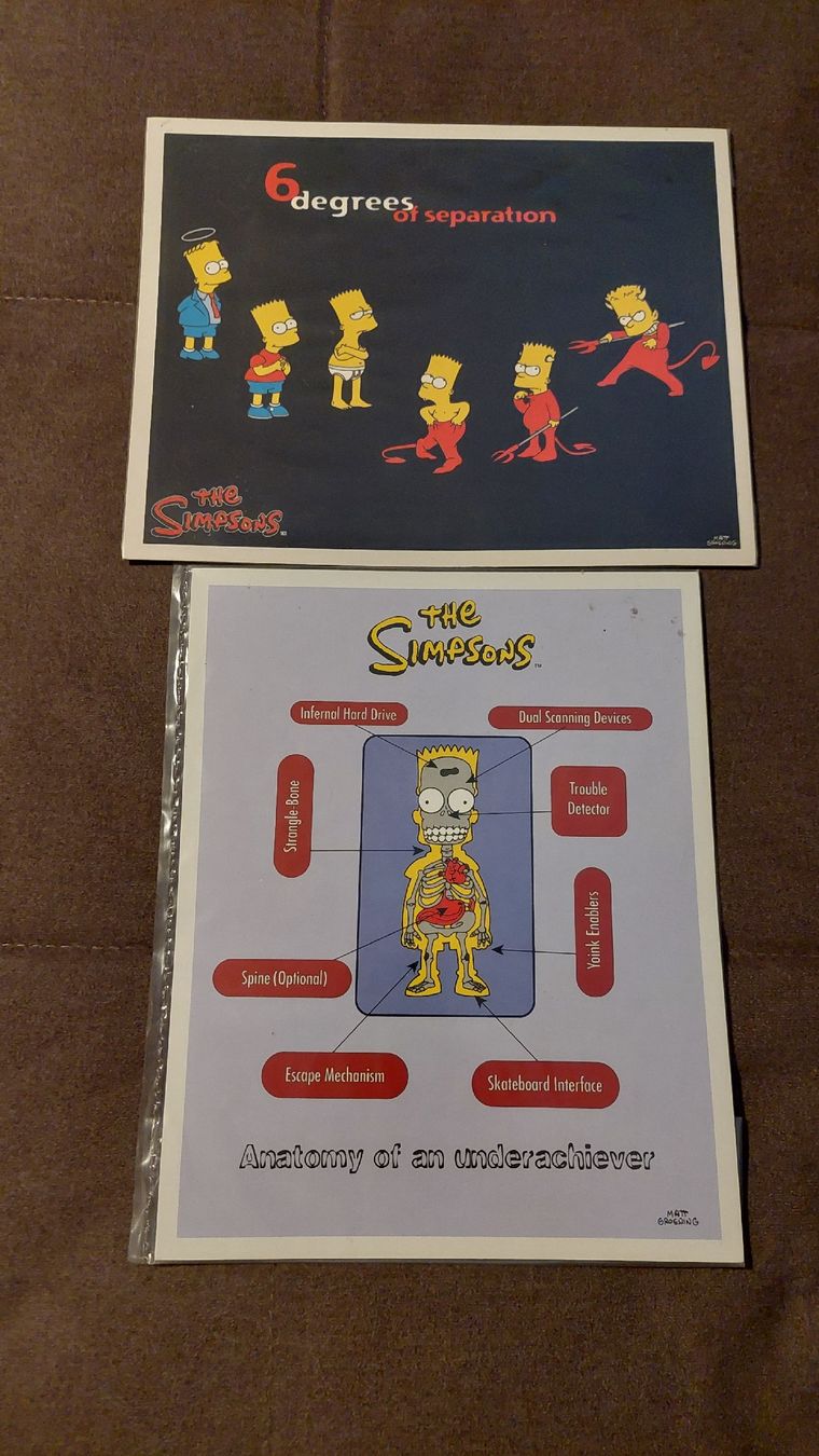 Karten: The Simpsons Karten - 2 Stk. – Neu (gemäss Beschreibung) aus Zürich von Romstyle