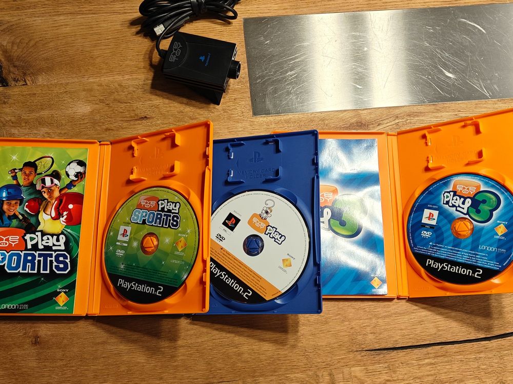 PlayStation 2 EyeToy Set (3 Spiele + Kamera) (Gebraucht) in Birr für ...