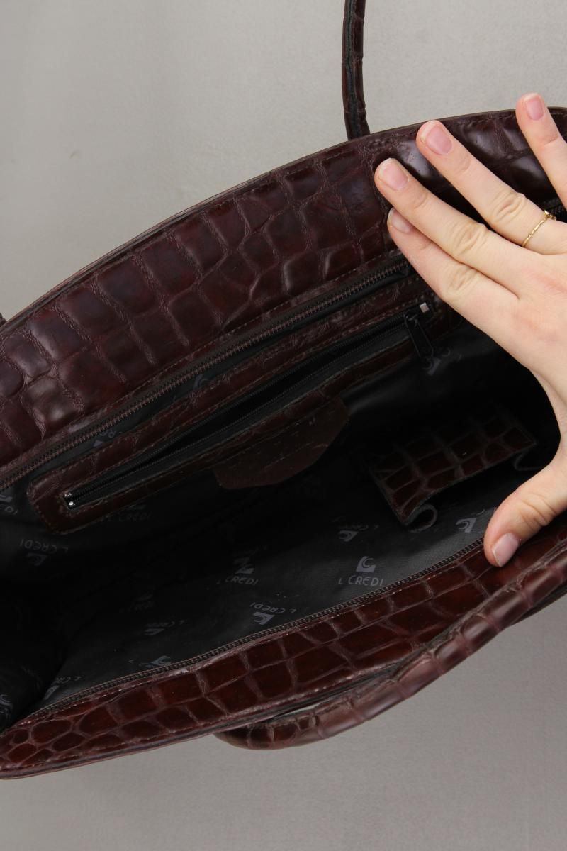 Borse da donna: L. Credi Schultertasche Vintage braun – Usato da Neustadt an der Waldnaab venduto da SecondLifeFashion 2