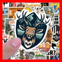 Jagd Jagen Gewehr Jäger Wald Reh Hirsch 50 tlg Stickerset
