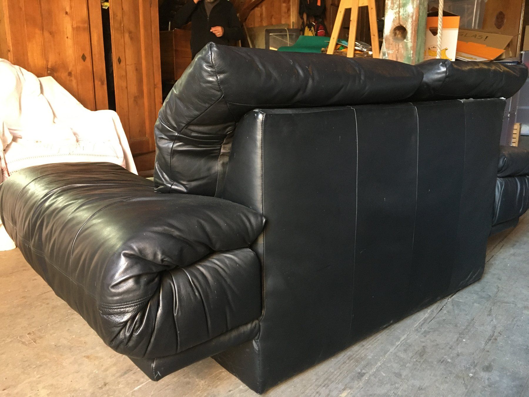 Rolf Benz Divani: Rolf Benz Sofa schwarz – Usato da Stein am Rhein venduto da Estelle1001 4