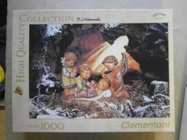 Puzzle 1000 Teile Hummel Weihnachten Krippe