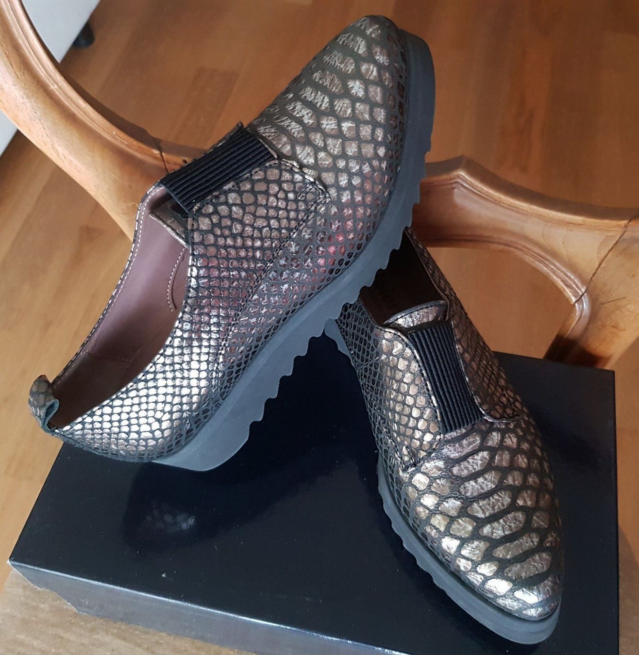 Scarpe da donna: Designer Lederschuhe von Calpierre Gr.38 – Nuovo e nell'imballaggio originale da Reinach AG venduto da innamac 1